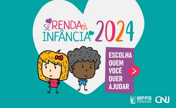 “Se renda à infância”: MPPB apoia campanha para destinação do imposto de renda