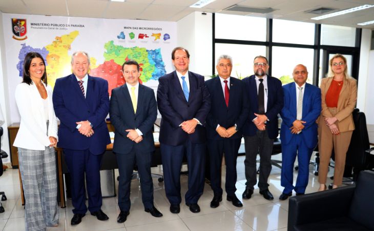 Corregedor nacional de Justiça faz visita institucional ao MPPB