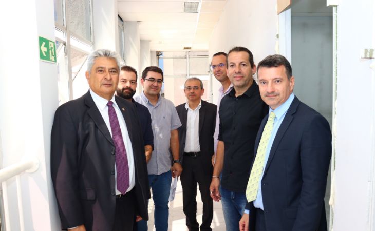 PGJ e corregedor visitam obras dos gabinetes dos novos procuradores