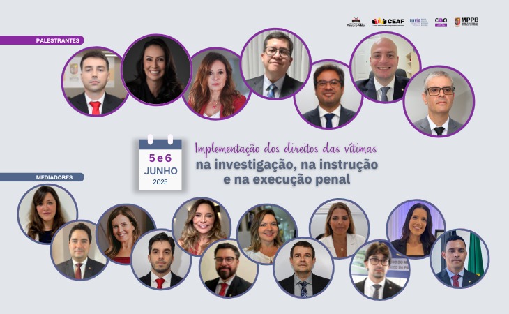 Inscrições para seminário sobre direitos das vítimas terminam nesta terça-feira