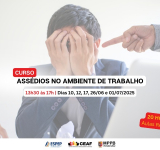 Ceaf e Espep inscrevem para curso sobre assédio no ambiente de trabalho