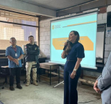Violência de gênero: MPPB participa de ação educativa em canteiro de obra, em Cabedelo
