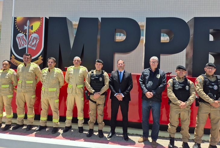 Promotoria fortalece atuação integrada com Polícias Civil e Militar e Bombeiros, em Patos