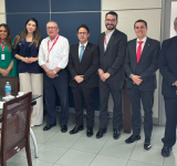 PGJ faz visita institucional à PBPrev e fala sobre programa de aposentadoria incentivada