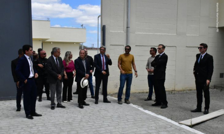 MPPB inspeciona novo Complexo Prisional de Gurinhém; obra deve ser concluída este mês