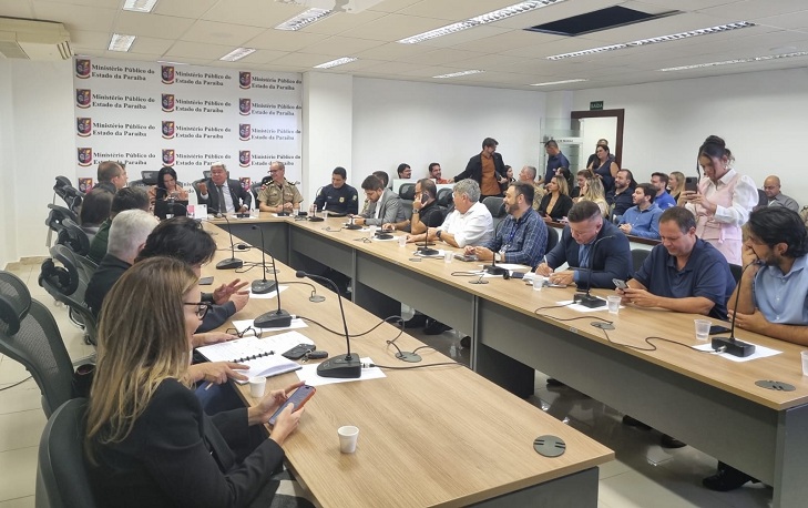 MPPB reúne órgãos e empresa para tratar da segurança no São João de Campina Grande