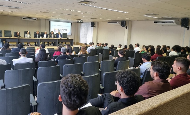 Atuação do MPPB é apresentada a estudantes de Direito, em Campina Grande
