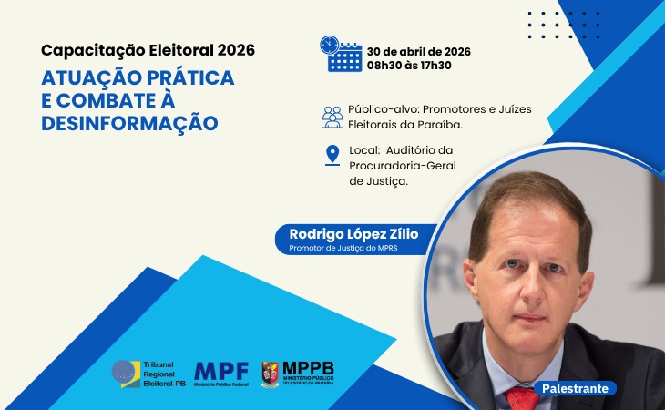 Eleições 2026: promotores e juízes eleitorais participam de capacitação no MPPB