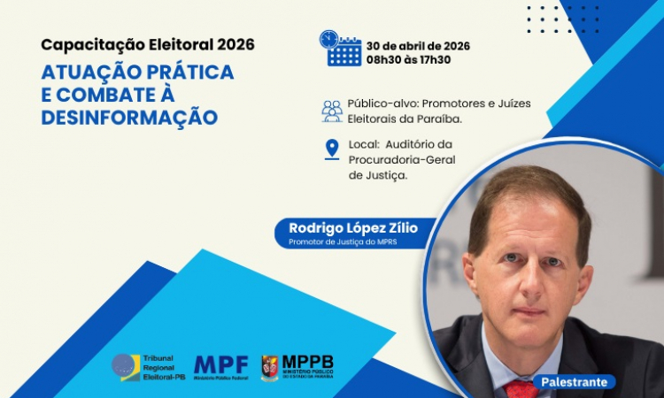 Eleições 2026: promotores e juízes eleitorais participam de capacitação no MPPB