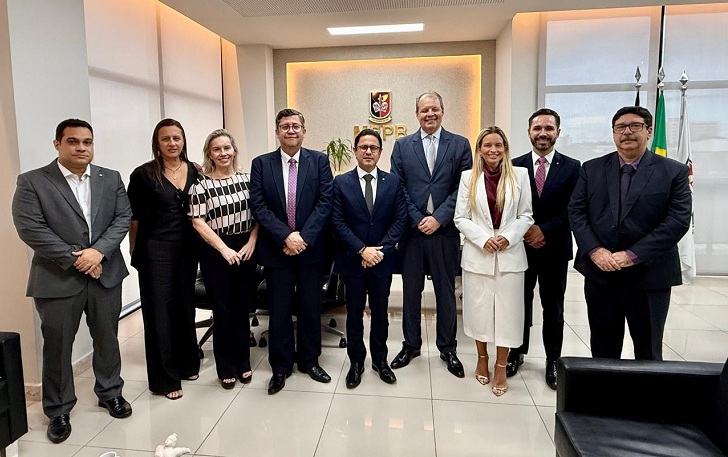 PGJ recebe visita institucional do corregedor-geral do MPT