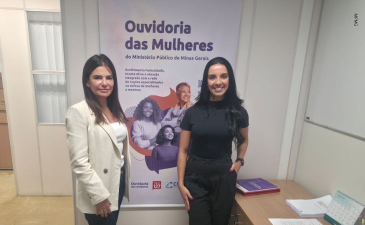 Em visita ao MPMG, Ouvidora da Mulher trata sobre protocolo de atendimento a vítimas de violência