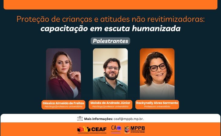 Todos por Nós: projeto vai realizar semana de capacitações sobre proteção de crianças e atitudes não revitimizadoras