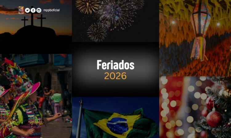MPPB funcionará em regime de plantão nos dias 4 e 5; demandas podem ser enviadas pelos canais eletrônicos