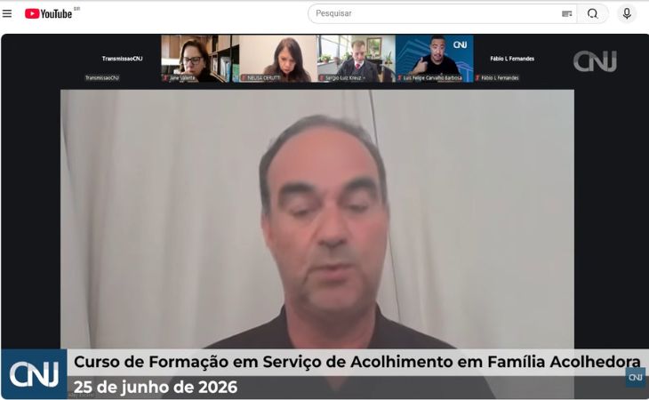 Atuação do MPPB é apresentada em curso de formação sobre Serviço de Acolhimento Familiar do CNJ