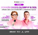 MPPB promove webinar sobre depoimento especial e nova resolução do CNJ e CNMP