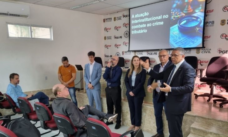Cira-PB recebe visita institucional da CGU para fortalecer parceria no combate aos crimes tributários no estado