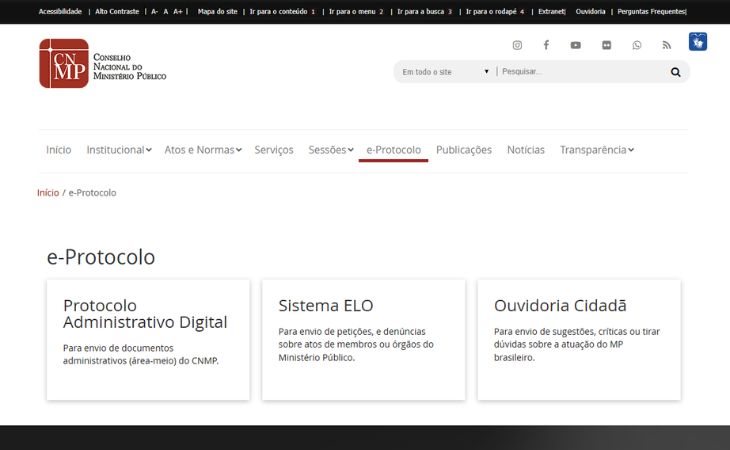 Membros que atuam nas áreas criminal e no controle externo da atividade policial deverão utilizar novo canal digital do CNMP