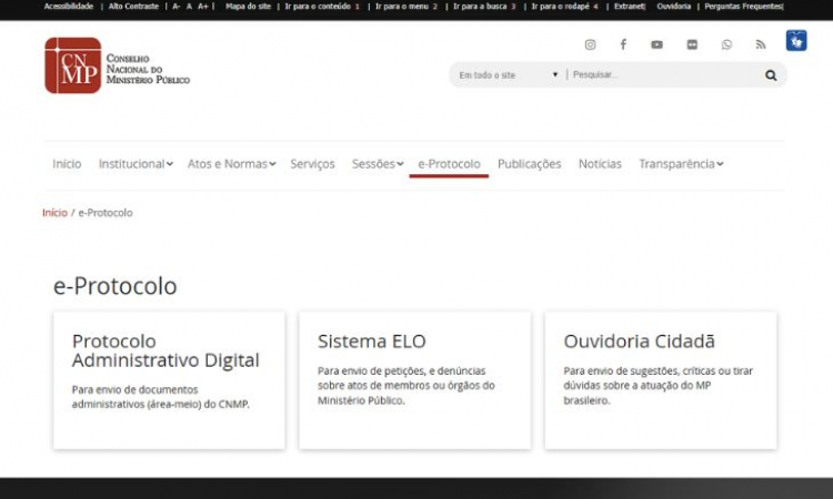 Membros que atuam nas áreas criminal e no controle externo da atividade policial deverão utilizar novo canal digital do CNMP