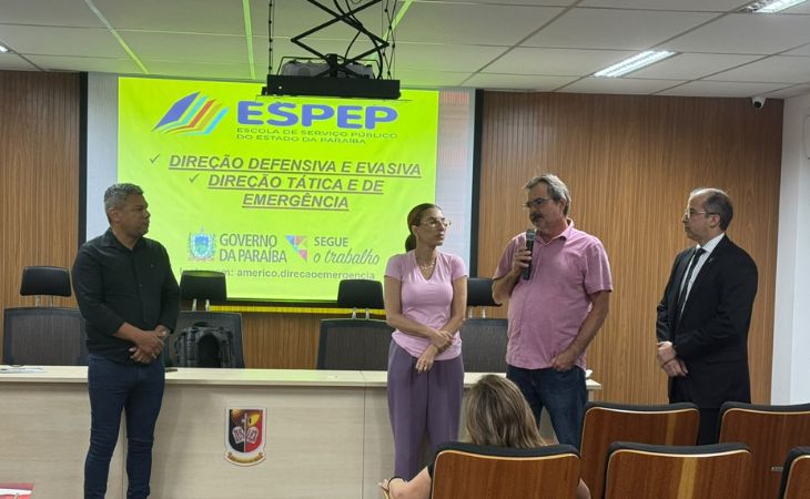 CSI promove curso de direção defensiva, evasiva e operacional a membros do MPPB
