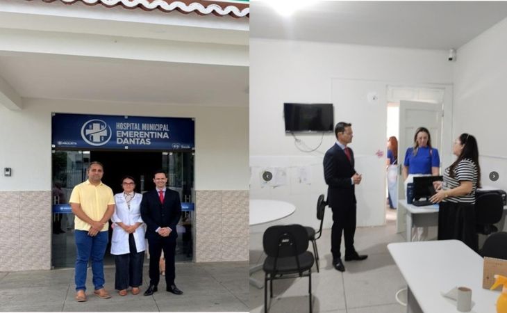 MPPB inspeciona escola e hospital, em Paulista, e constata que serviços funcionam com boa estrutura e regularidade