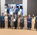 Com o ministro Carlos Brandão, do STJ, MPPB participa de lançamento da Pedra fundamental da Casa de Justiça e Cidadania do TJPB