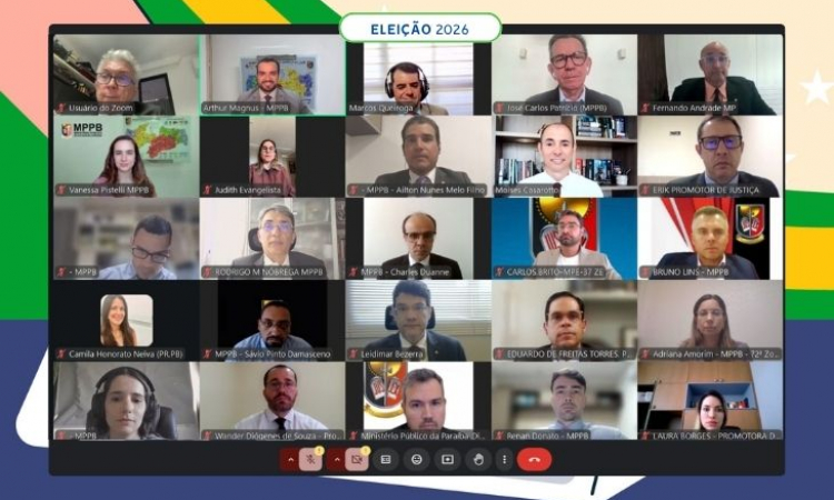 MP Eleitoral reúne promotores para alinhar atuação no 1º turno das Eleições 2026
