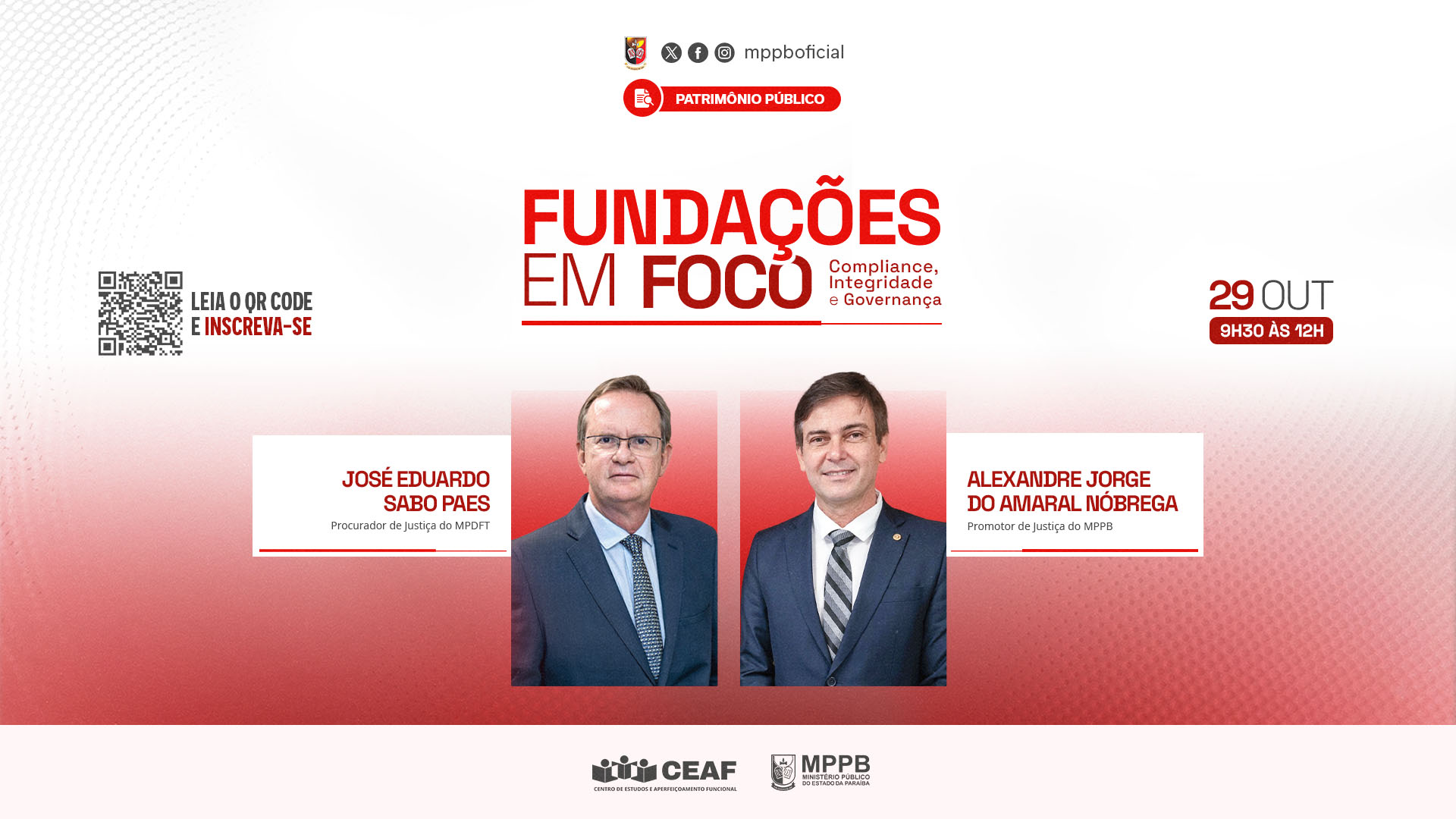 MPPB promove evento “Fundações em Foco” para debater compliance, integridade e governança